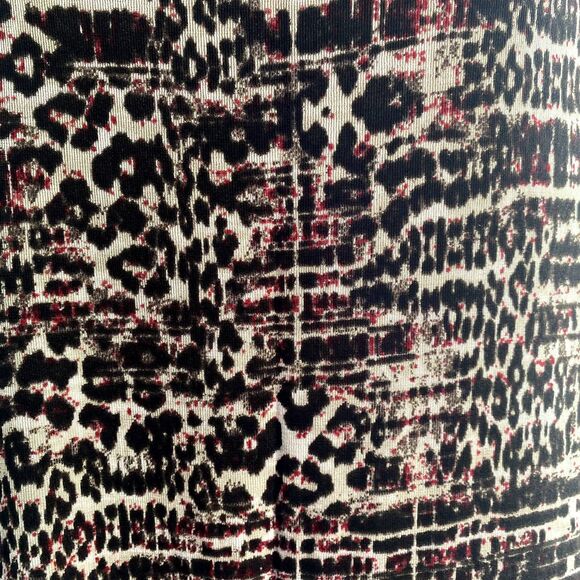 Chico's Travelers Tan Leopard Print Shell Tank Slinky Stretch Size Large (2) - Picture 2 of 4